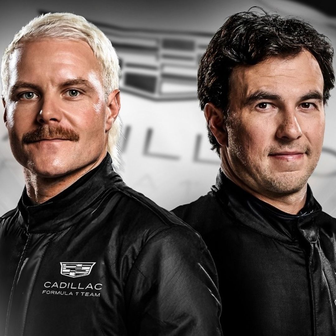 Valtteri Bottas y 'Checo' Pérez fueron anunciados hoy como pilotos de la escudería Cadillac.