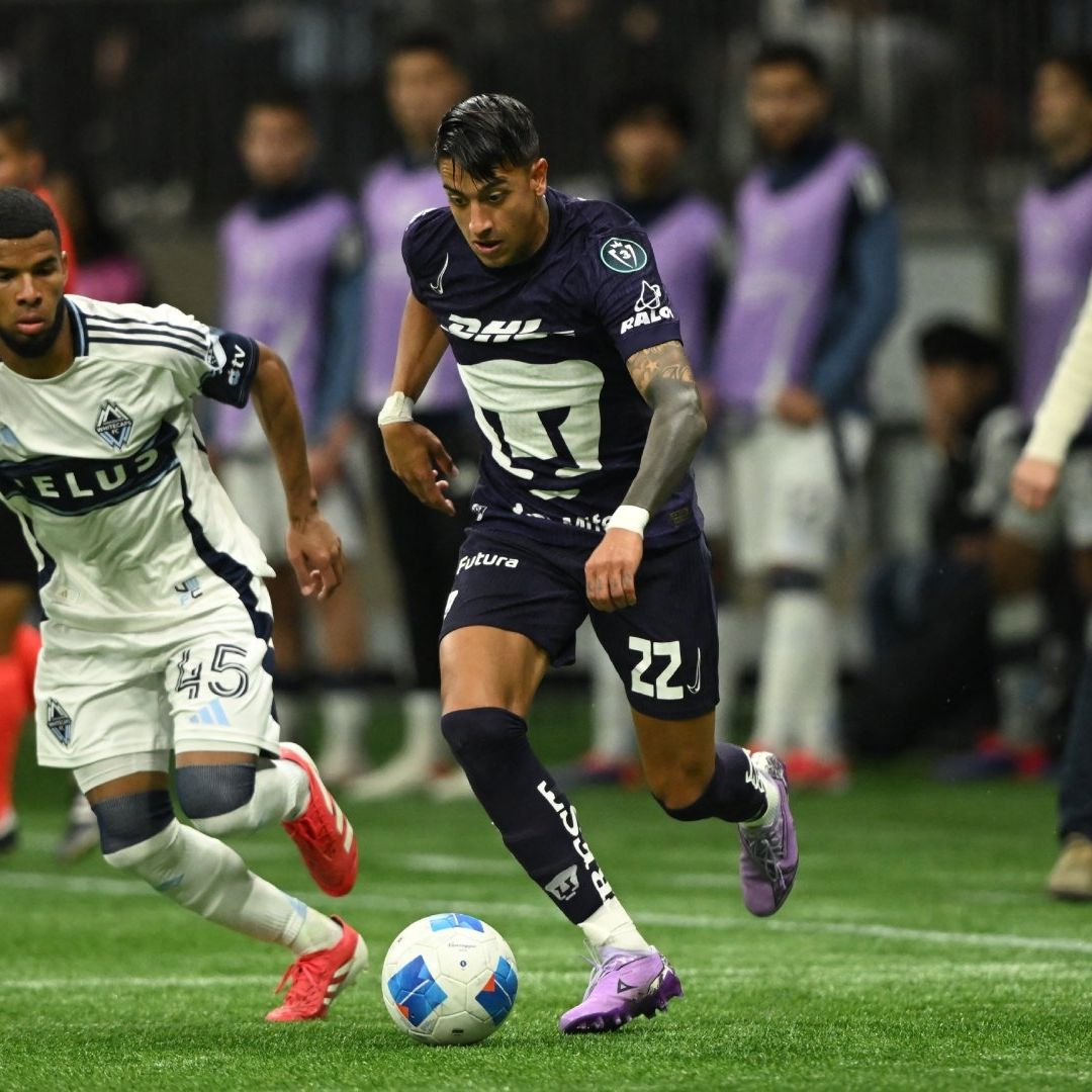 Los Pumas y los Whitecaps se enfrentan en el estadio BC Place de Vancouver, Canadá.