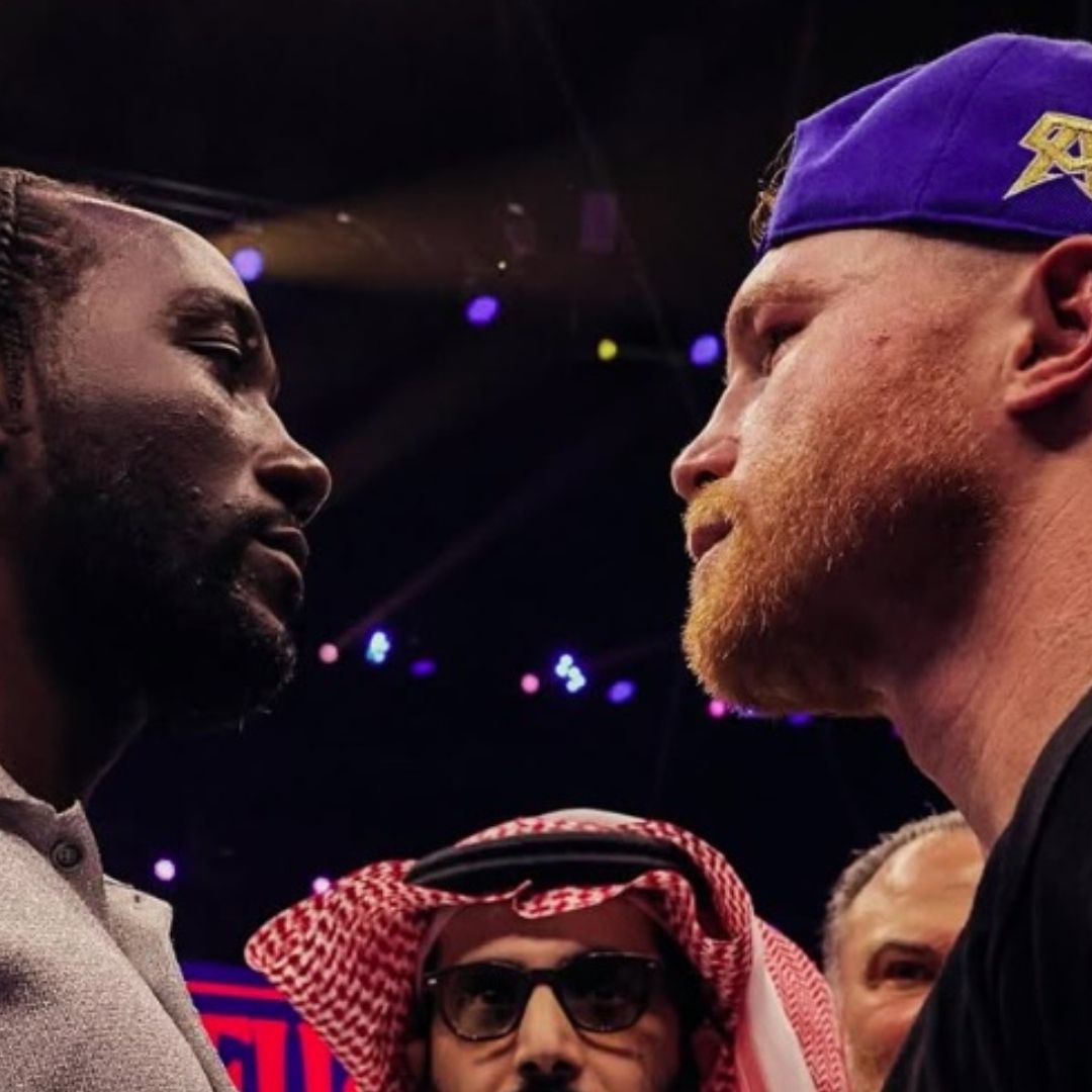 "En septiembre haremos historia" señaló Terence Crawford luego de encararse con el Canelo Álvarez.