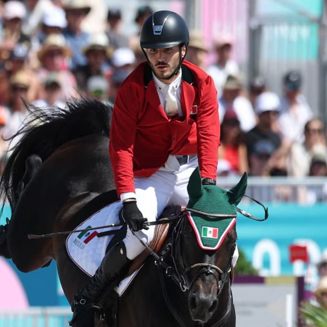 Andrés Azcárraga ganó en torneo ecuestre de Hamburgo, Alemania.