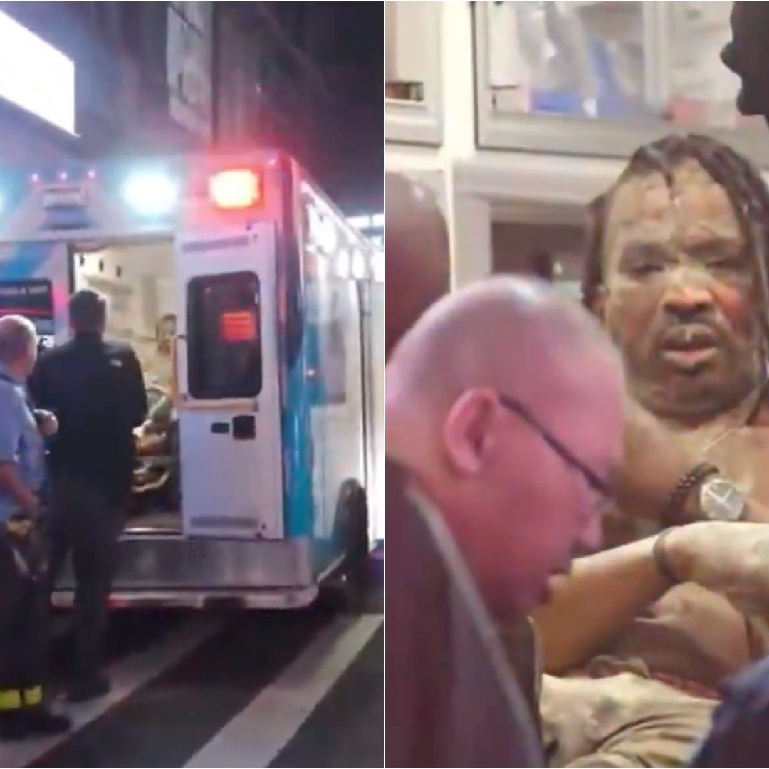 Prenden fuego a hombre en Nueva York