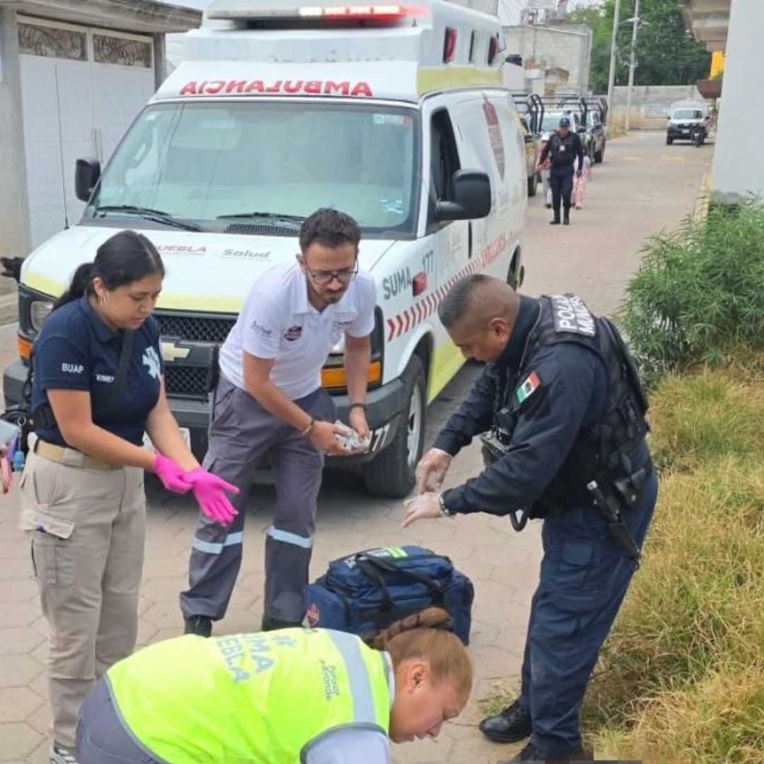 Asalto Mujer Abandonada Lesionada Balazos Robo de Camioneta Sanctorum Cuautlancingo Puebla
