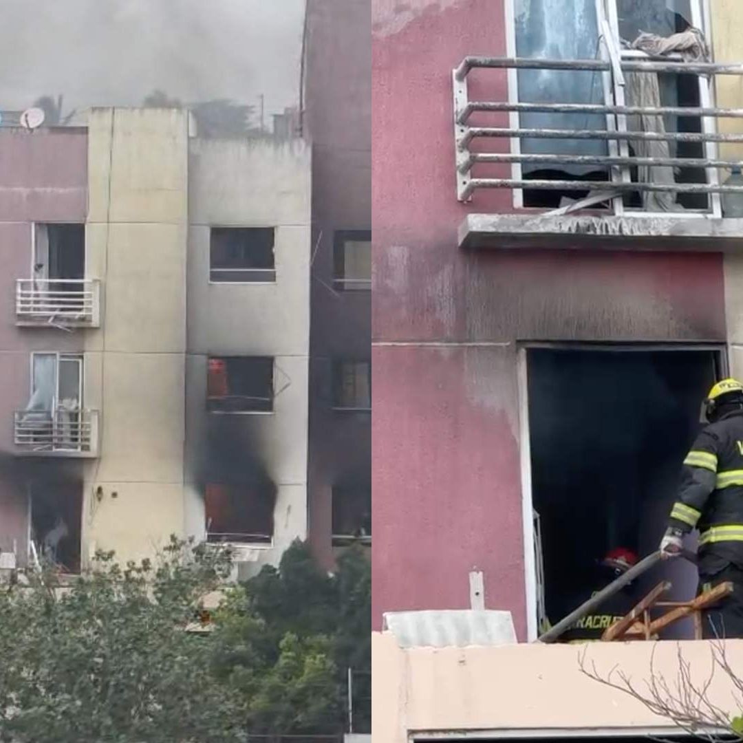 Heridos Entre Ellos Menores de Edad tras Explosión e Incendio por Acumulación de Gas en Fraccionamiento Rincón Palma Real Veracruz