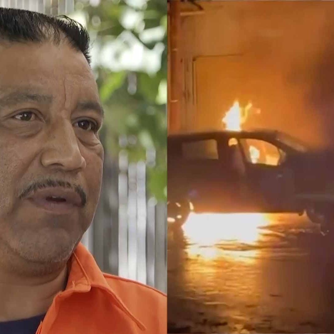 Trabajador de Limpieza y Tránsito Narran Cómo Rescataron a Taxista de Incendio en Torreón