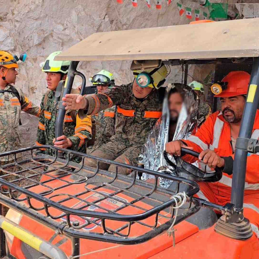 Así Fue el Rescate de Francisco Zapata, Segundo Minero Localizado Vivo en Mina Santa Fe en Sinaloa