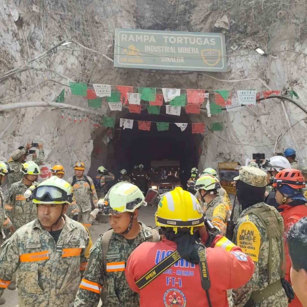 Rescate del minero Francisco Zapata Nájera. Foto: CNPC