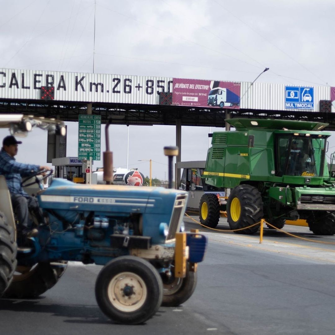 Bloqueo de agricultores en carreteras de Zacatecas. Foto: Cuartoscuro | Archivo