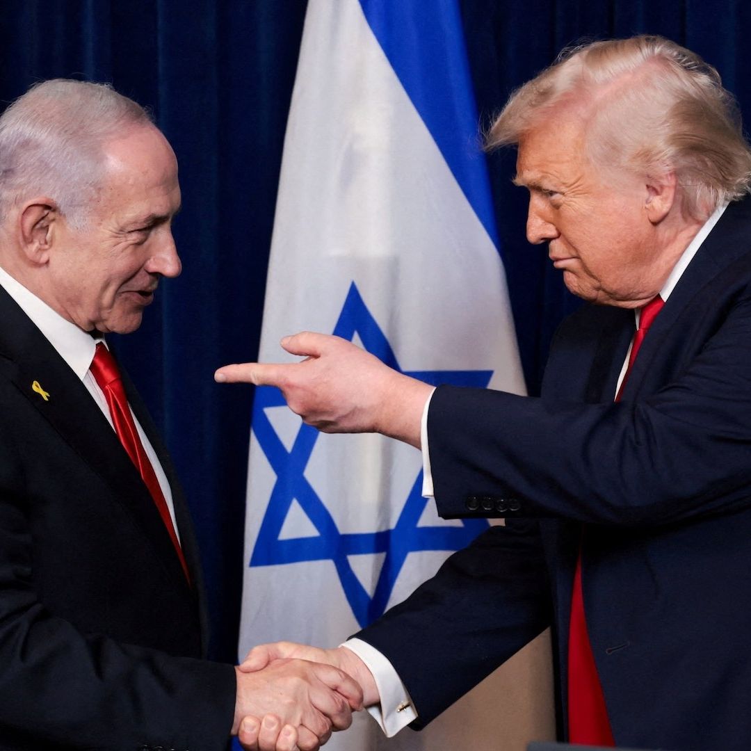 Benjamin Netanyahu y Donald Trump en Florida en 2025