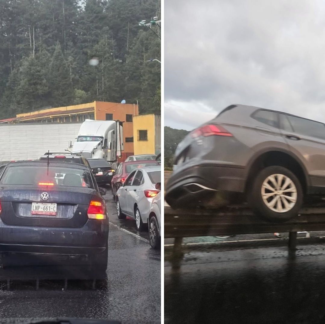 ¿Qué Pasó en la México-Toluca? Accidentes Paralizan la Vialidad y Provocan Caos