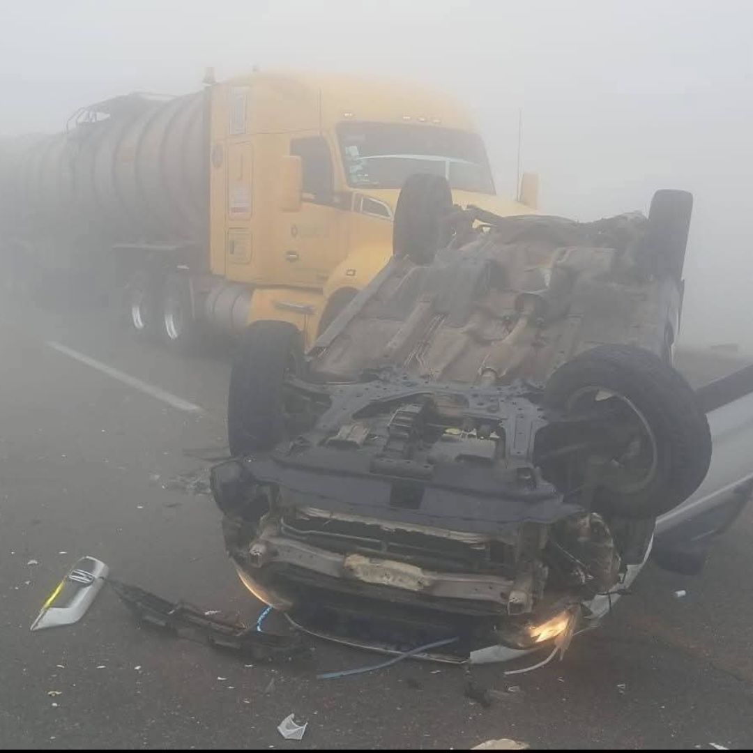 Accidente Volcadura Automóvil Choque Múltiple Cinco Vehículos Cumbres Maltrata Autopista Puebla Orizaba