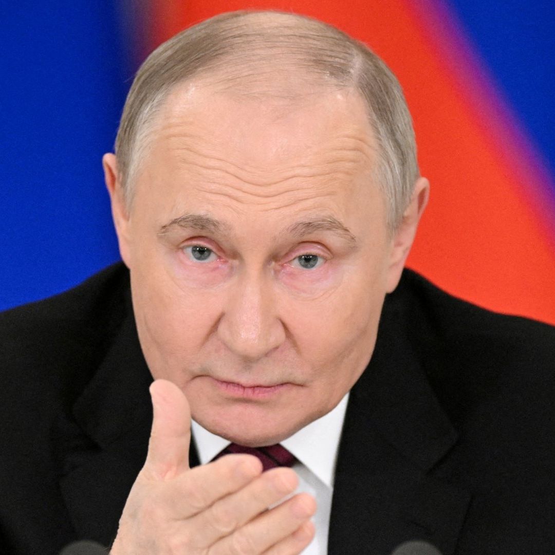 Vladimir Putin en reunión con medios en Moscú