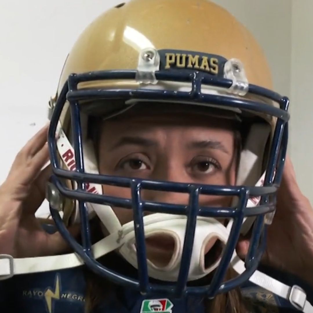 Andrea Martínez, Primera Jugadora Oficial en la Historia del Futbol Americano en México