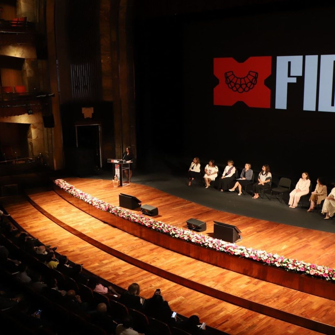 Presentación del cartel oficial del Festival Internacional Cervantino.