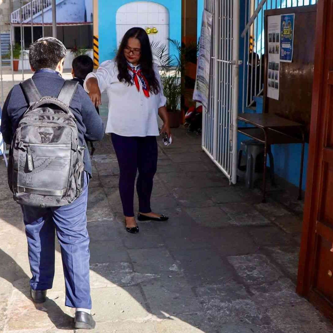 Alumnos de escuela primaria