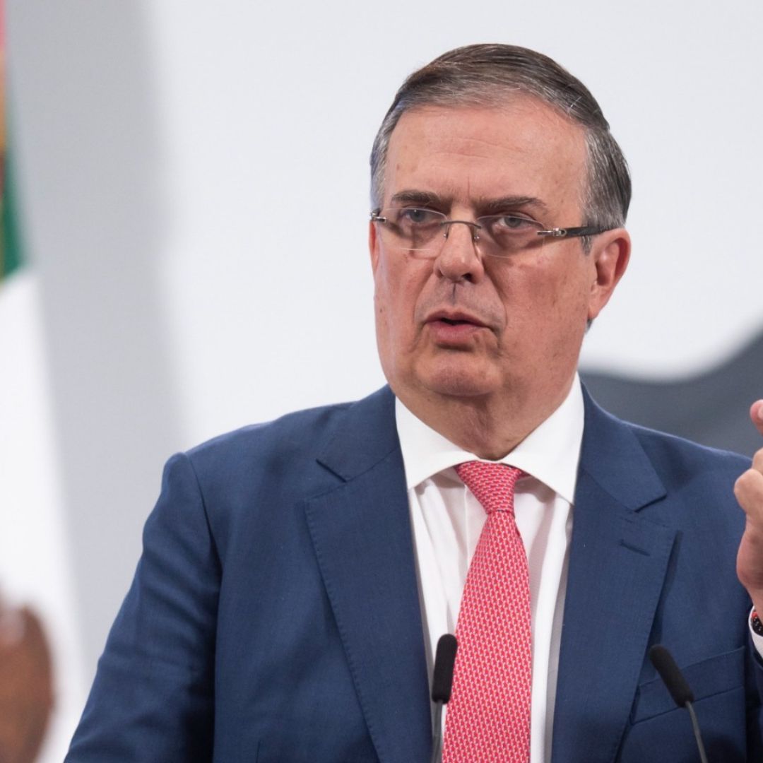 Marcelo Ebrard, secretario de Economía, en la conferencia mañanera de hoy, 31 de julio de 2025