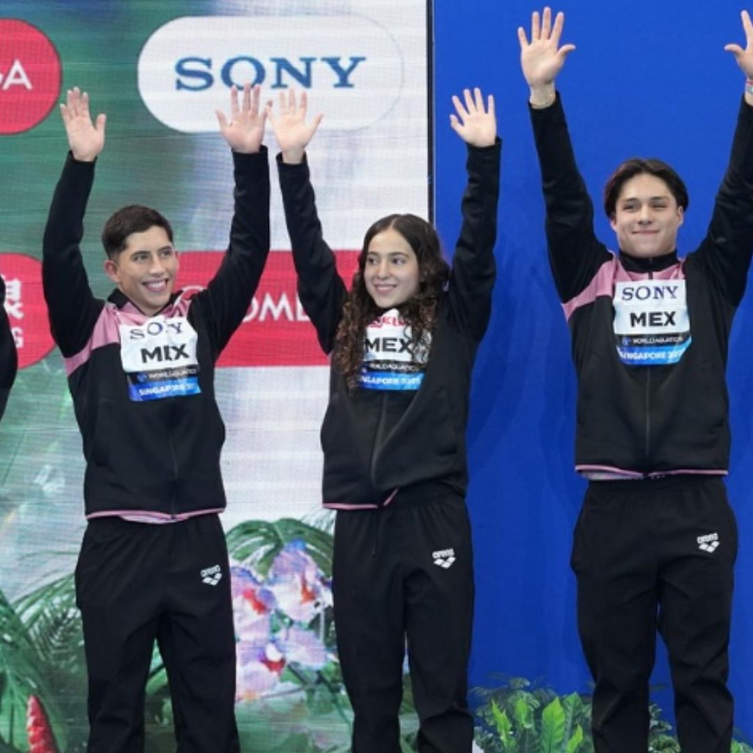 ¡Orgullo Mexicano! Equipo Mixto Gana la Plata en Final de Clavados en Mundiales de Singapur