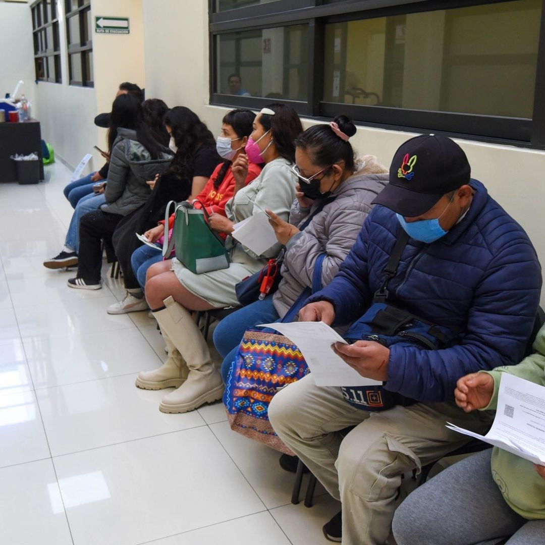 Campaña de vacunación en la Clínica Multidisciplinaria de Salud de la UAEMEX en febrero 2026. Foto: Cuartoscuro
