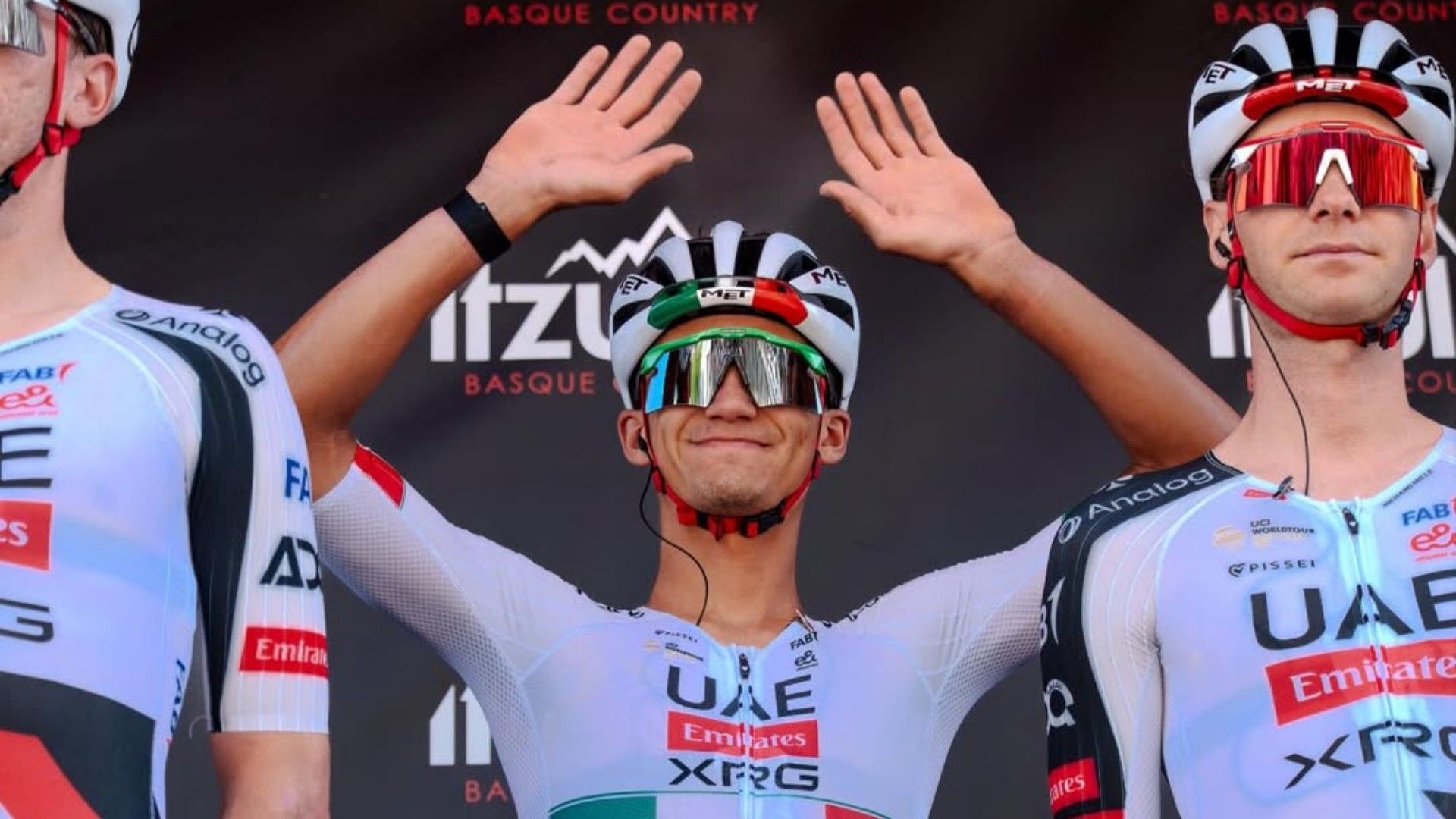 Isaac del Toro en la Itzulia 2026.
