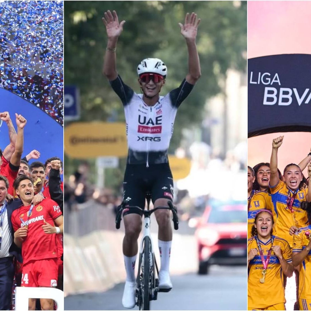 Toluca masculino, el ciclista Isaac del Toro y el club Tigres femenil brillaron en el 2025.