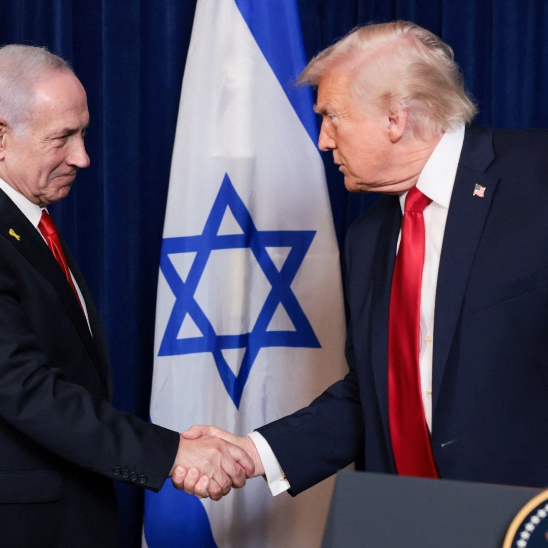 Donald Trump y Benjamin Netanyahu en Mar-a-Lago