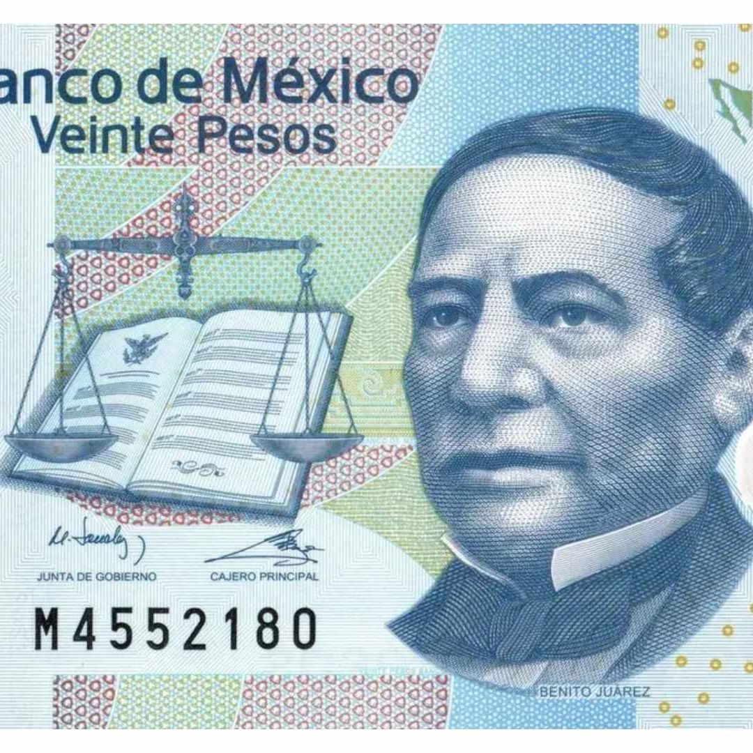 Billete de 20 pesos
