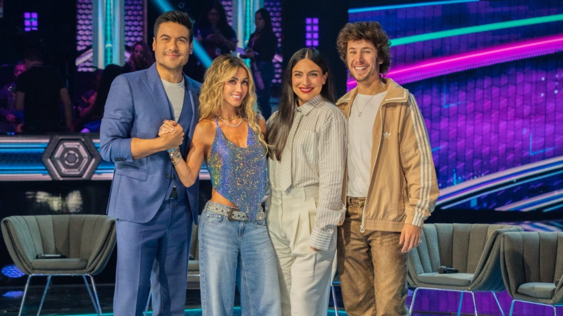 Carlos Rivera, Anahí, Ana Brenda Contreras y Juanpa Zurita