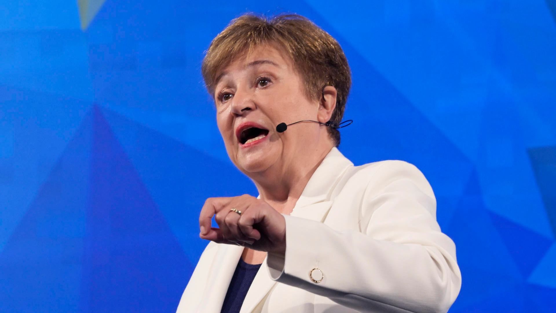 La directora gerente del Fondo Monetario Internacional (FMI), Kristalina Georgieva,