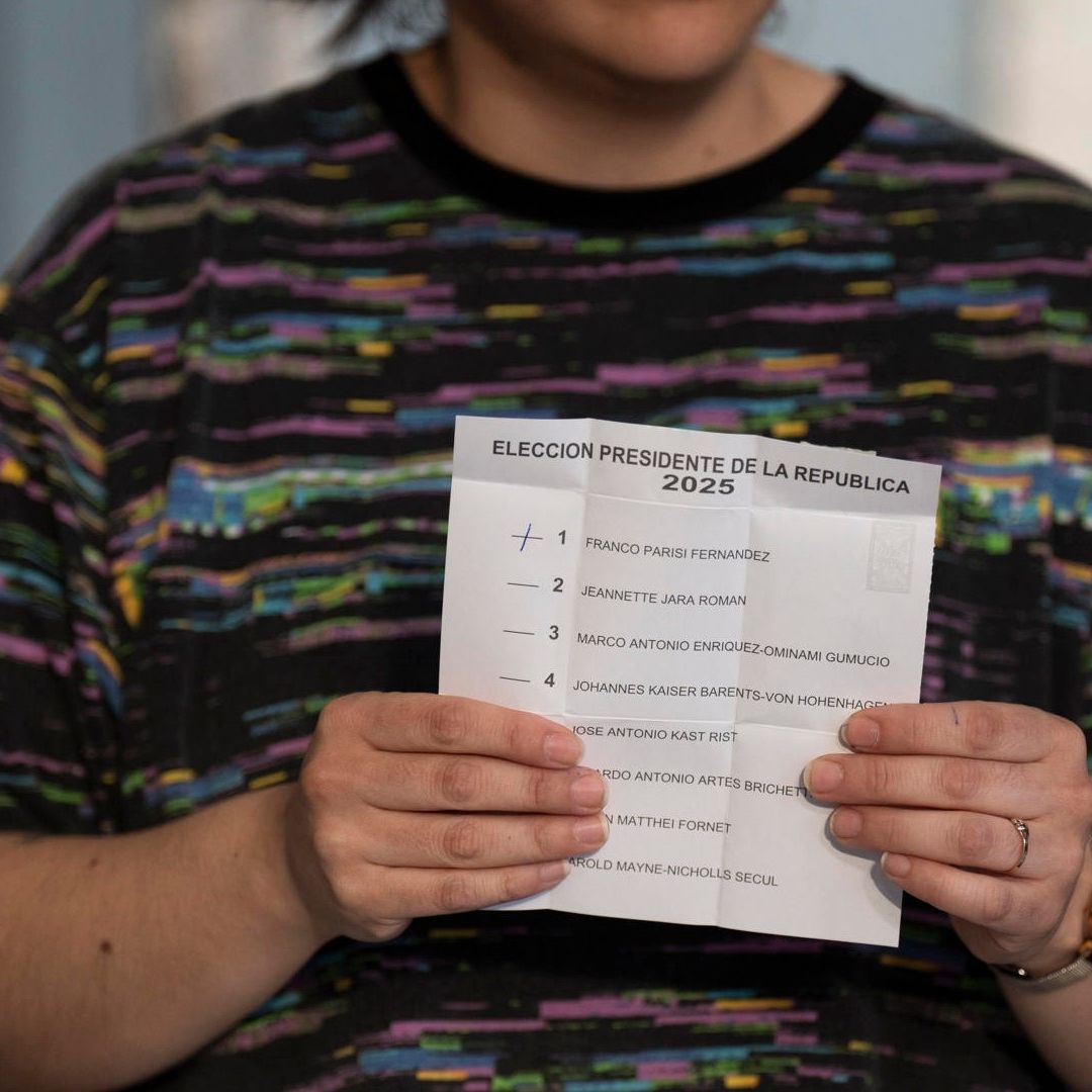 En diciembre habrá segunda vuelta de elecciones presidenciales en Chile.