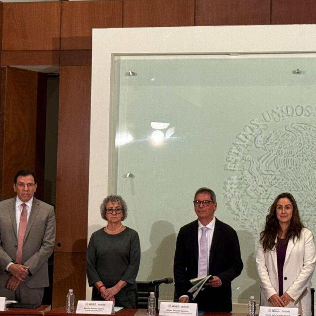 El secretario de Hacienda y Crédito Público, Édgar Amador Zamora, detalló el Paquete Económico 2026.