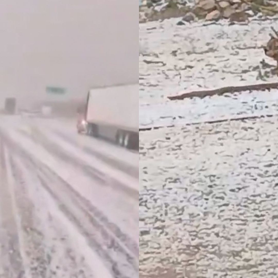 Carreteras granizadas
