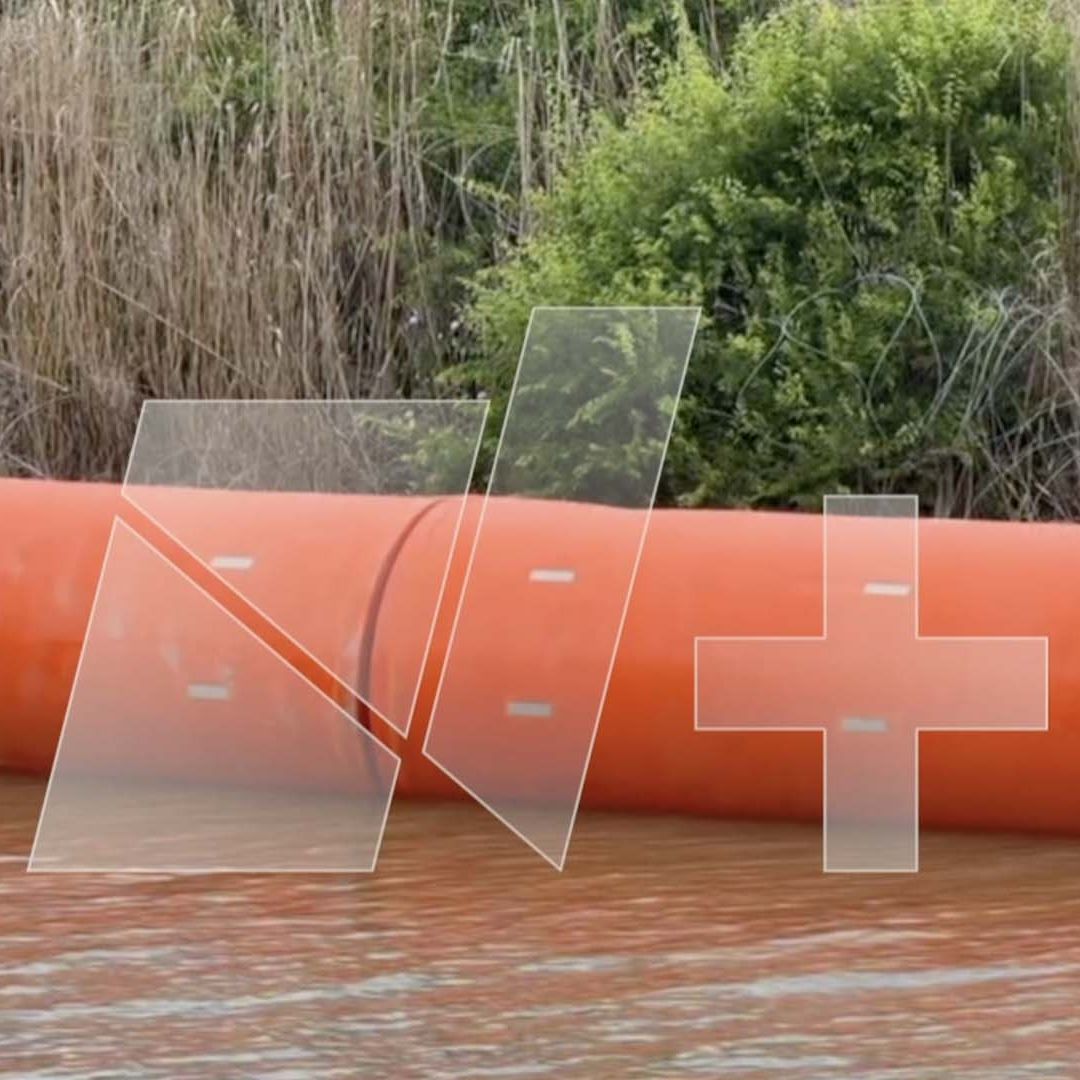 Continúa la Instalación de Boyas en el Río Bravo Entre Matamoros y Brownsville