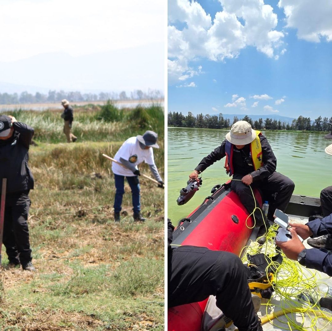 Hallan Más de 50 Indicios Forenses Durante Jornada de Búsqueda en Lagos de Tláhuac y Chalco