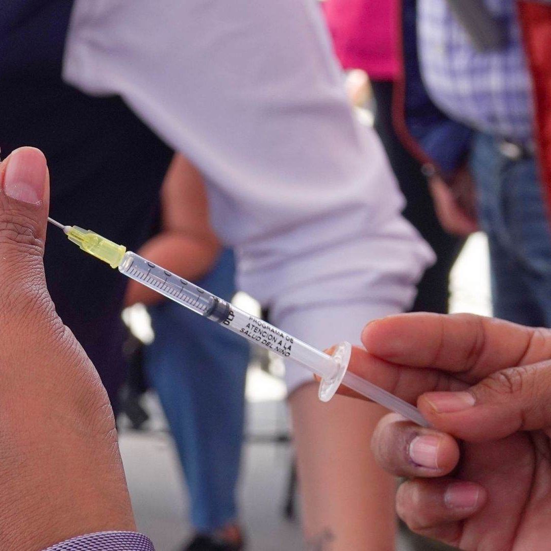 Vacunación contra el sarampión en CDMX