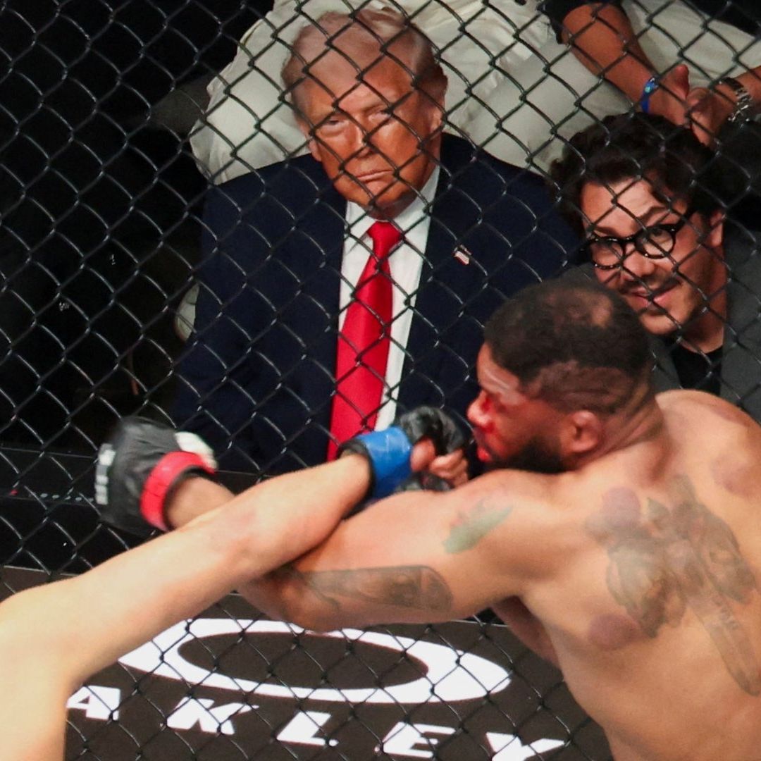 Trump Acaparaba Reflectores en Pelea de UFC Mientras Fracasaban Negociaciones con Irán.