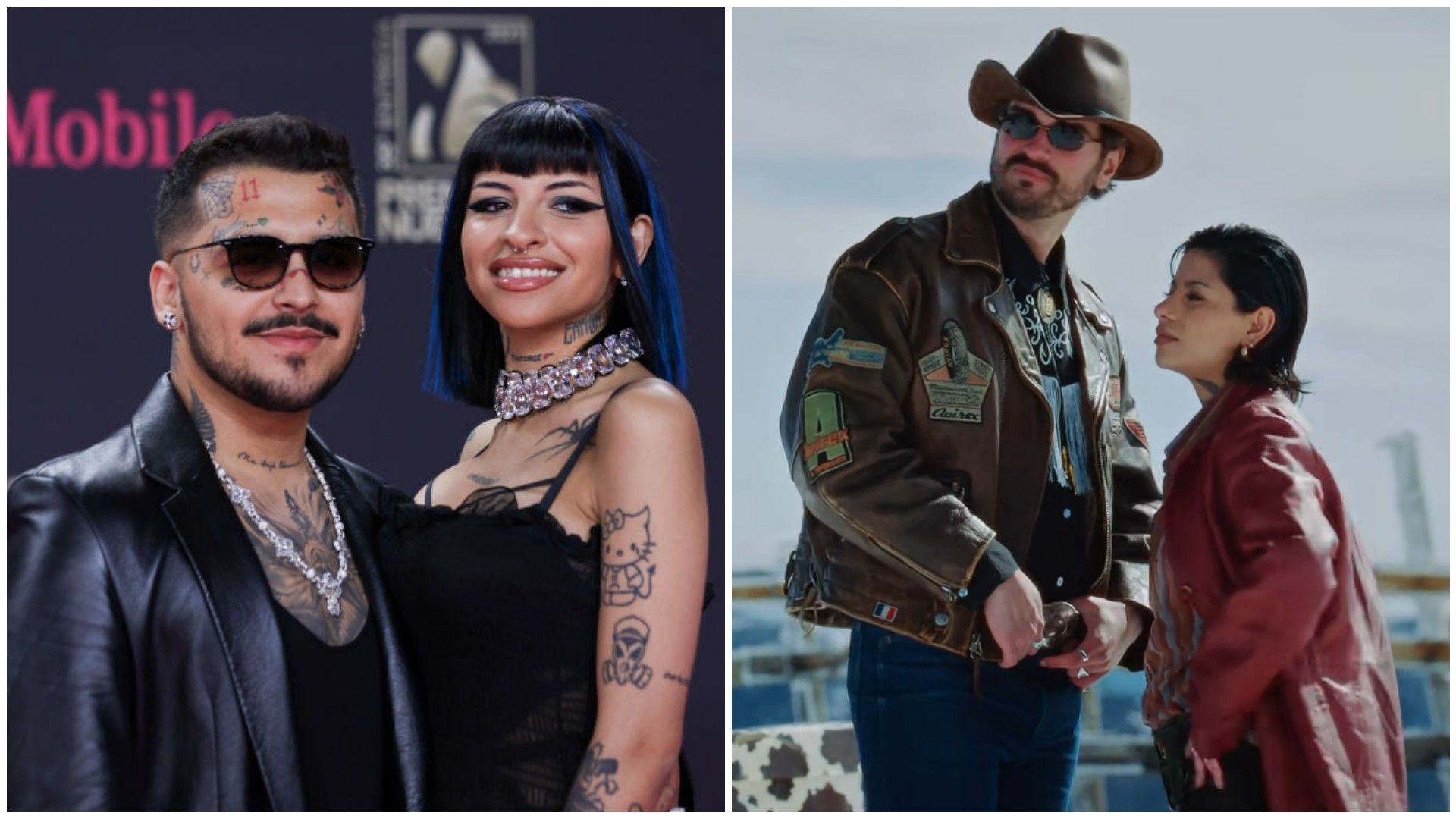 Christian Nodal y Cazzu, en medio de polémica por video de "Un Vals"