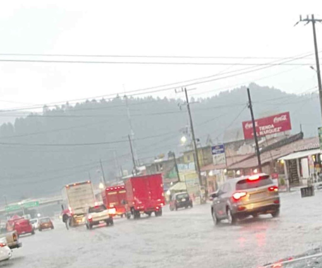 Granizo en La Marquesa. Foto: Especial
