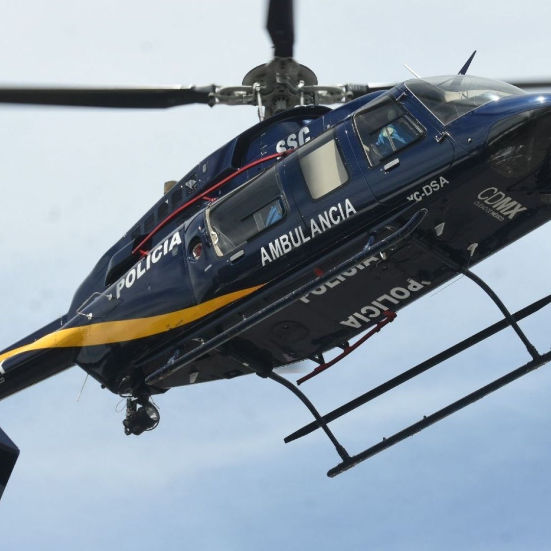 Menor agredido en Santa Fe es trasladado en helicóptero.