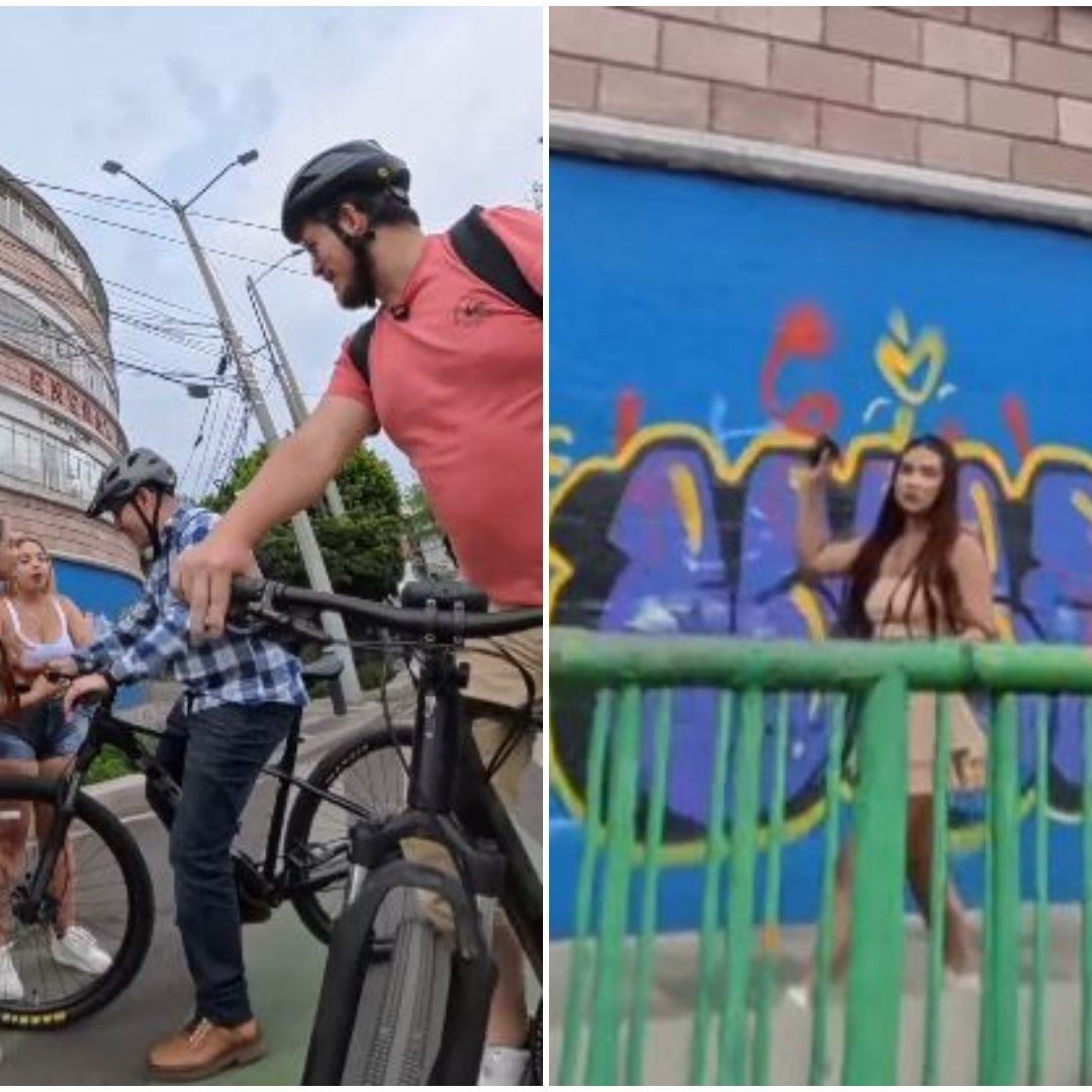 Trabajadoras sexuales agreden a ciclista en Tlalpan.