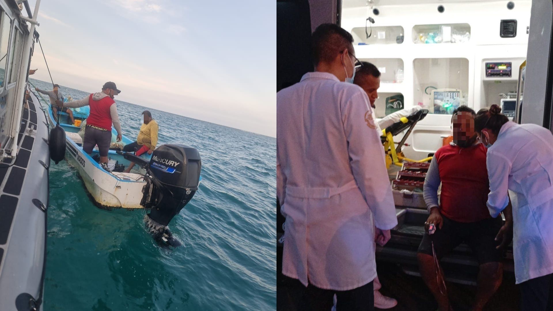 Marina Rescatan Embarcación Varada con Tripulantes en Isla Verde Veracruz