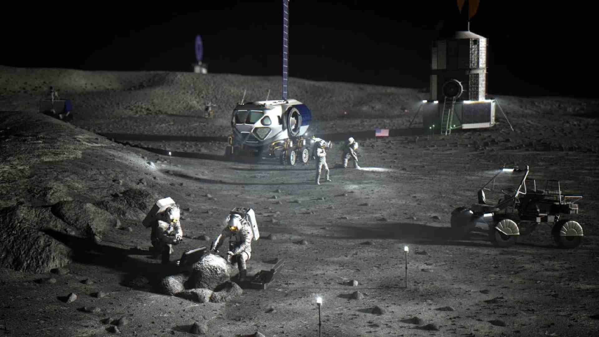 La NASA planear aterrizar en la Luna en 2028 y construir base en 2032