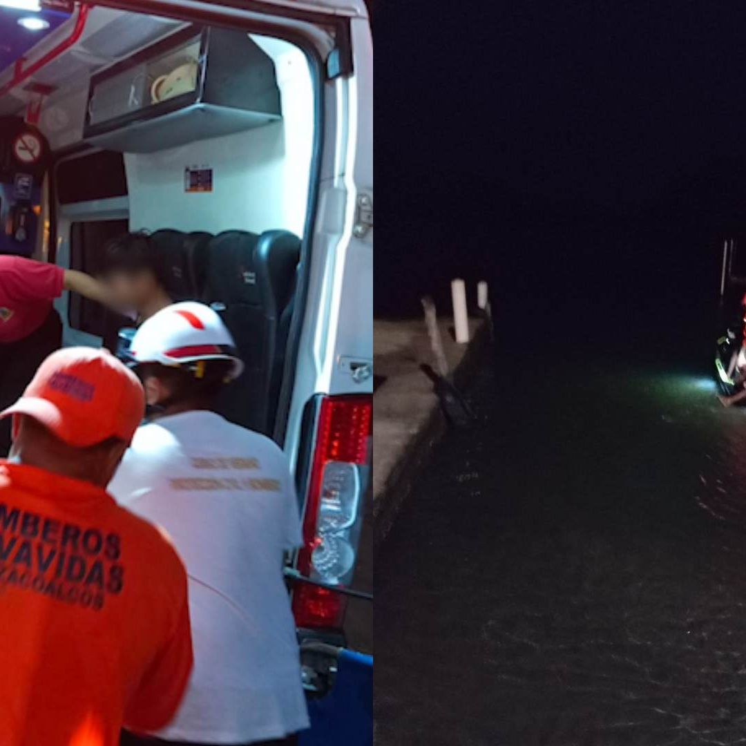 Rescatan a Jóvenes tras Hundimiento de Lancha en Mar Las Barrillas Coatzacoalcos Llevaban Horas a la Deriva
