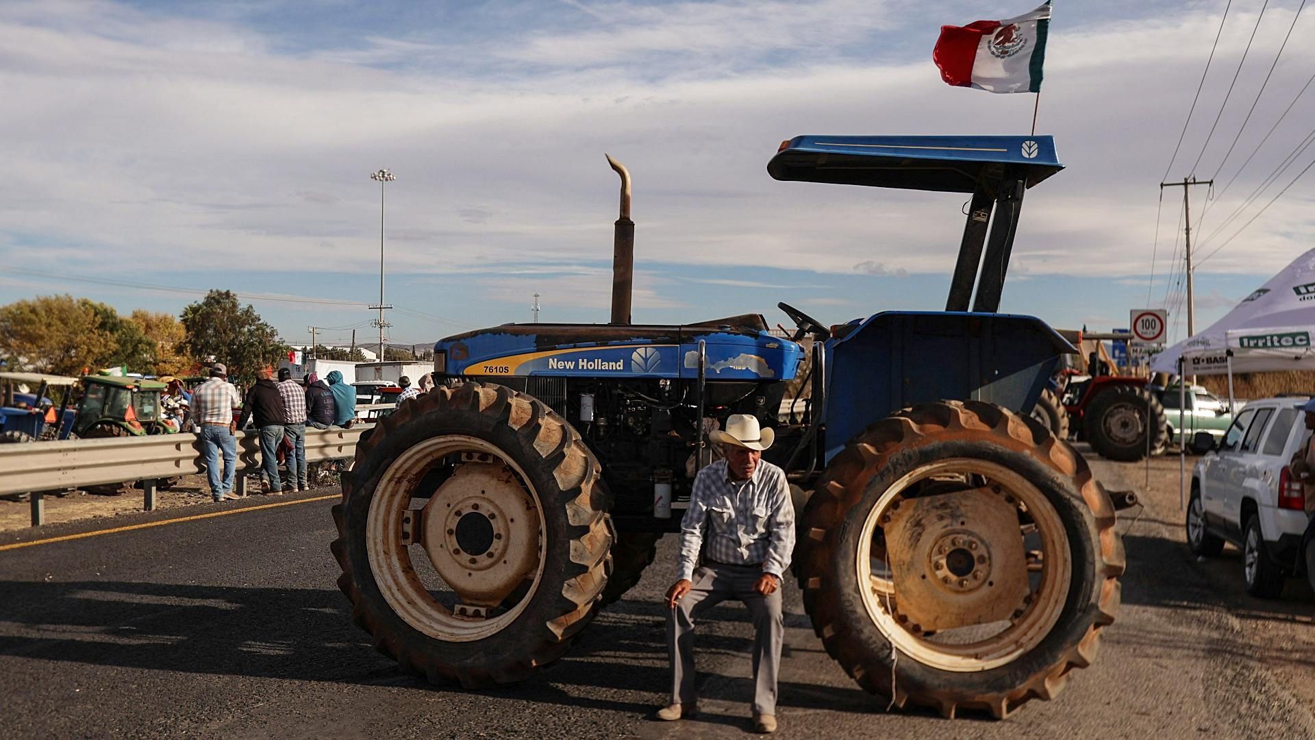 Bloqueo de productores en carreteras de México en diciembre de 2025. Foto: Cuartoscuro | Archivo