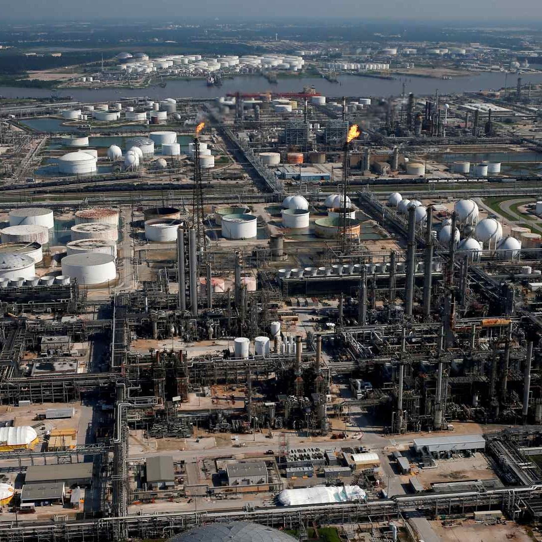 Vista aérea de la refinería Deer Park, en Texas. Foto: Reuters | Archivo