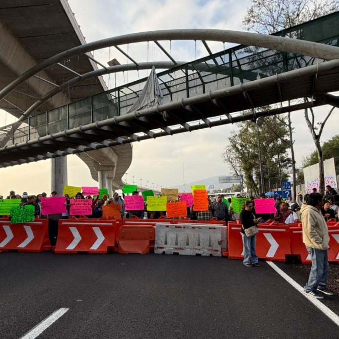 Bloqueo en Autopista México-Cuernavaca