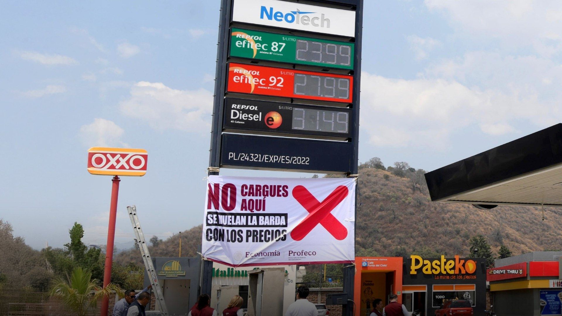 Profeco Pone Lonas a Expendios que 'Se Vuelan la Barda' con Precios de Gasolina y Diésel.