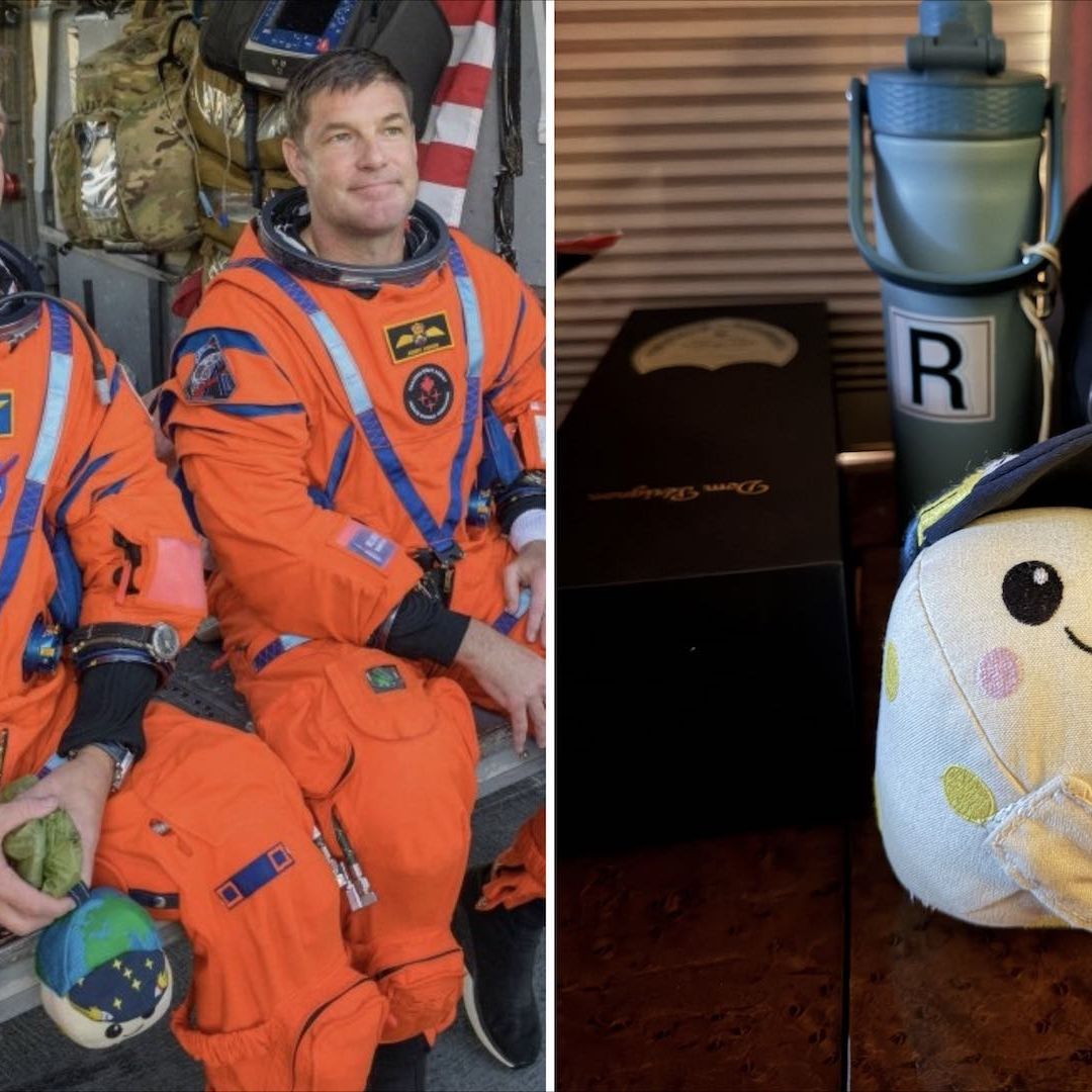 Así fue como Reid Wiseman salvó a Rise, la mascota de Artemis II que fue a la Luna