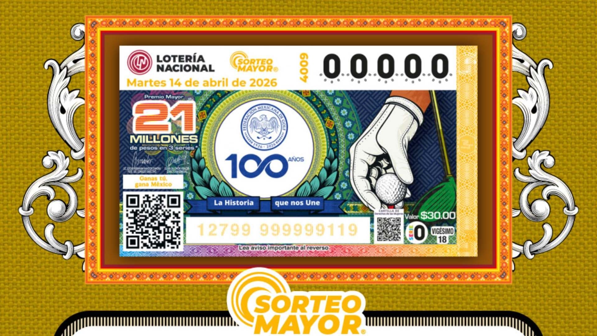 Sorteo Mayor 14 de Abril 2026: Resultados Lotería Nacional