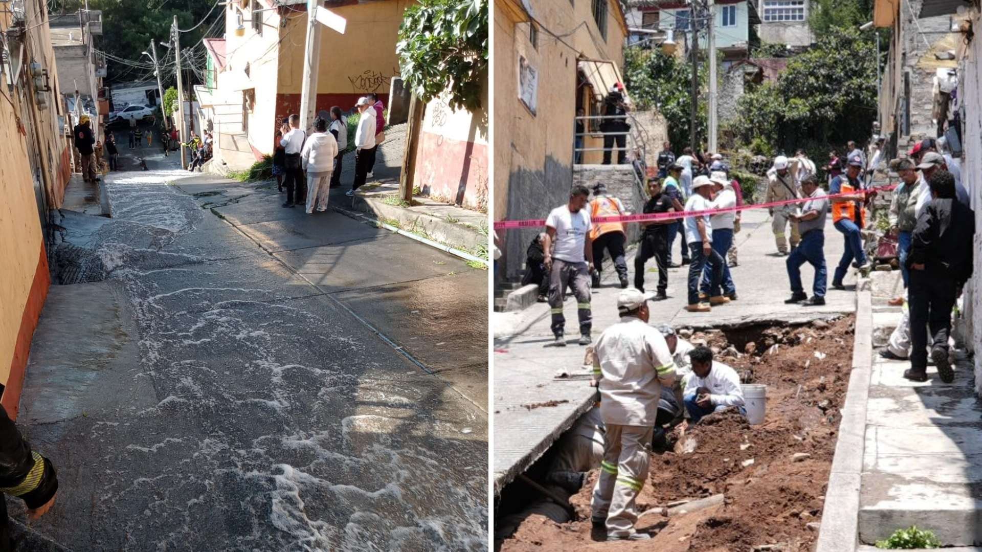 ¿Qué Provocó la Megafuga de Agua en Torres de Potrero en Álvaro Obregón? Autoridades Aclaran