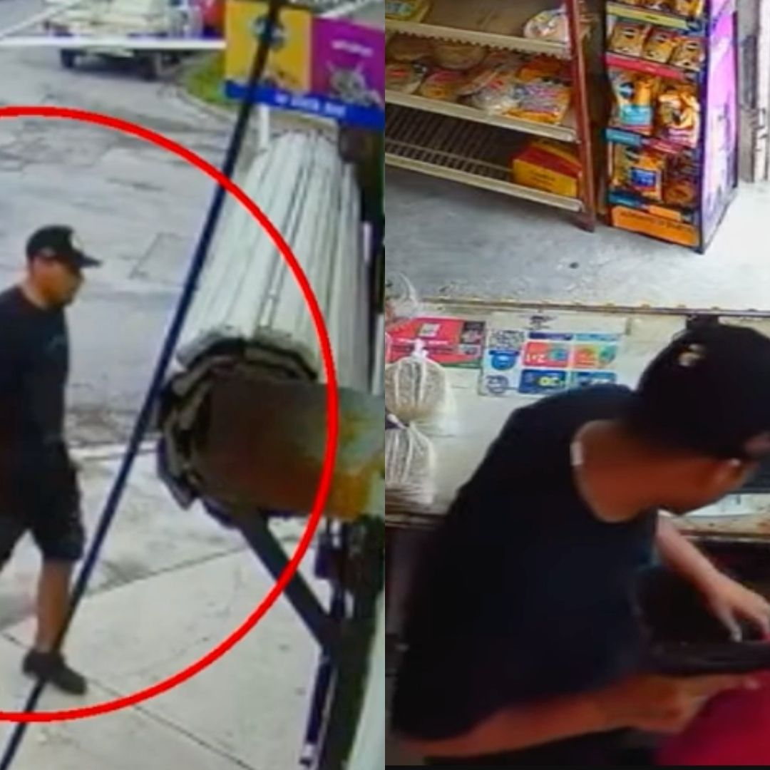 Robo en tienda de abarrotes