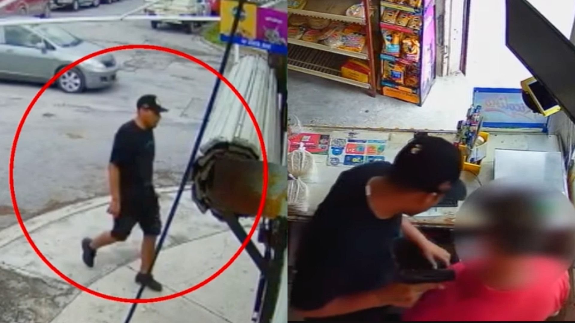 Robo en tienda de abarrotes